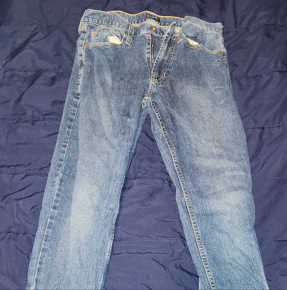 City Streets Men's Straight Blue Jeans